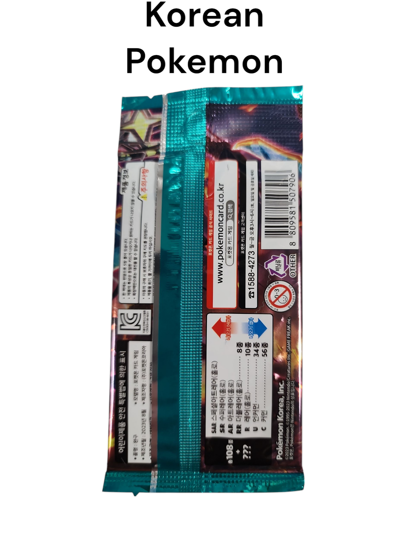 Pokémon Card Ruler of the Black Flame Booster Factory Sealed Korean packs